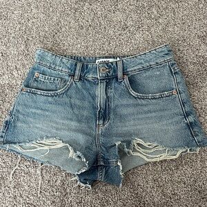 Garage jean shorts